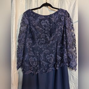 JJs House Formal Dress/Mother of the bride/groom, "Stormy" color, size 8/10